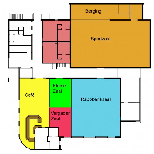 indeling gebouw ZH